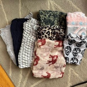 Scarves bundle: 8 various sizes